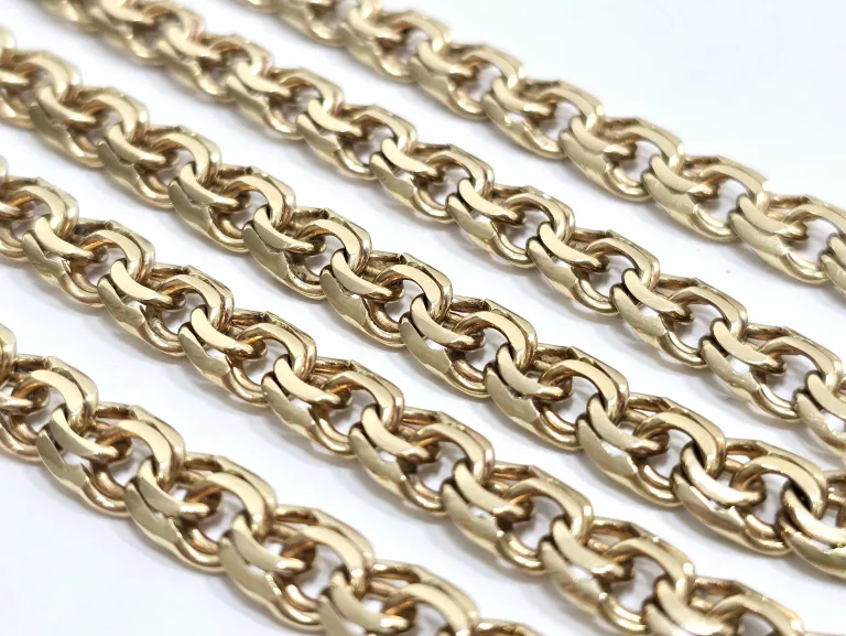 ZŁOTY ŁAŃCUSZEK GARIBALDI  585 35,13G R:57CM