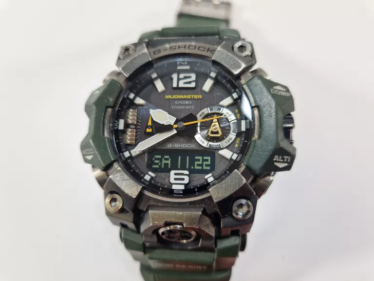 ZEGAREK MĘSKI | CASIO G-SHOCK MUDMASTER GWG-B1000 | CIEMNO-ZIELONY