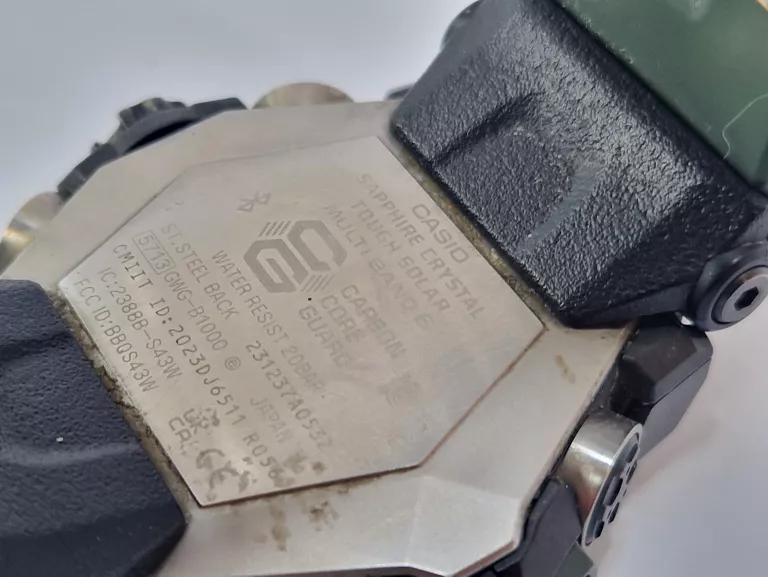 ZEGAREK MĘSKI | CASIO G-SHOCK MUDMASTER GWG-B1000 | CIEMNO-ZIELONY