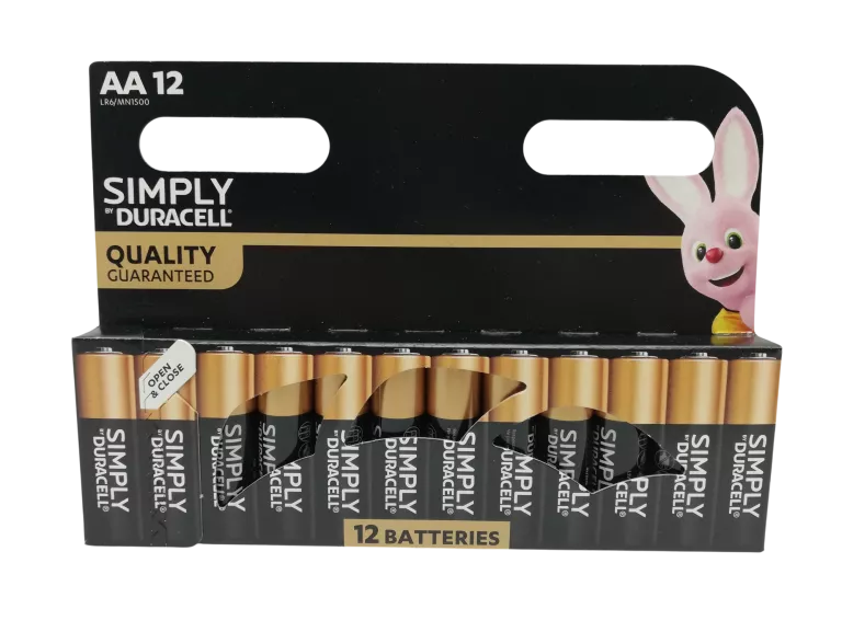 BATERIA ALKALICZNA DURACELL AA (R6) 12 SZT.