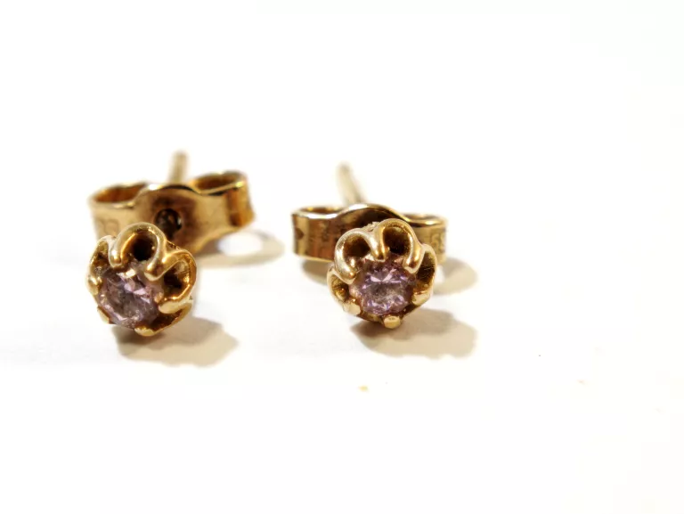 WYRÓB JUBILERSKI UŻYWANY KOLCZYKI PR.585 0,95G