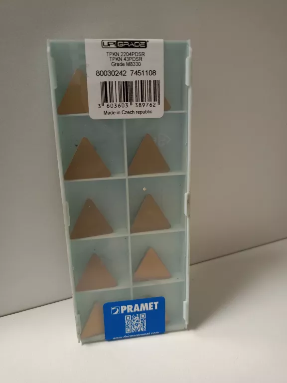 PŁYTKI PRAMET TPKN 2204PDSR M8330 STAL ŻELIWO STAL UTWARDZONA FREZOWANIE