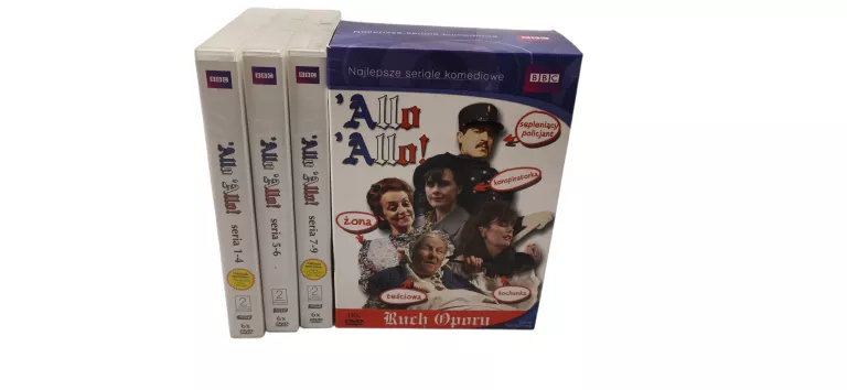 ALLO 'ALLO!  KOMPLETNY ZESTAW SERII 19 (18DVD) | STAN BARDZO DOBRY | |  Loombard.pl