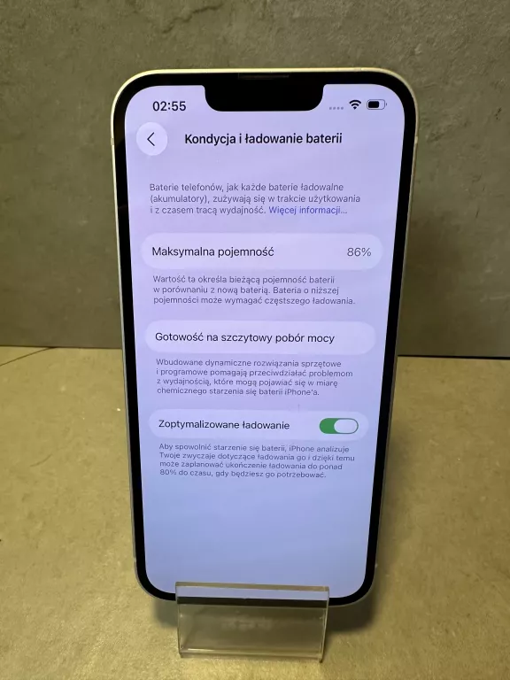 TELEFON IPHONE 13 128GB 86% BIAŁY