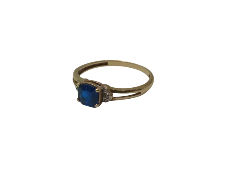 ZŁOTY PIERŚCIONEK 1,31G/375/R14