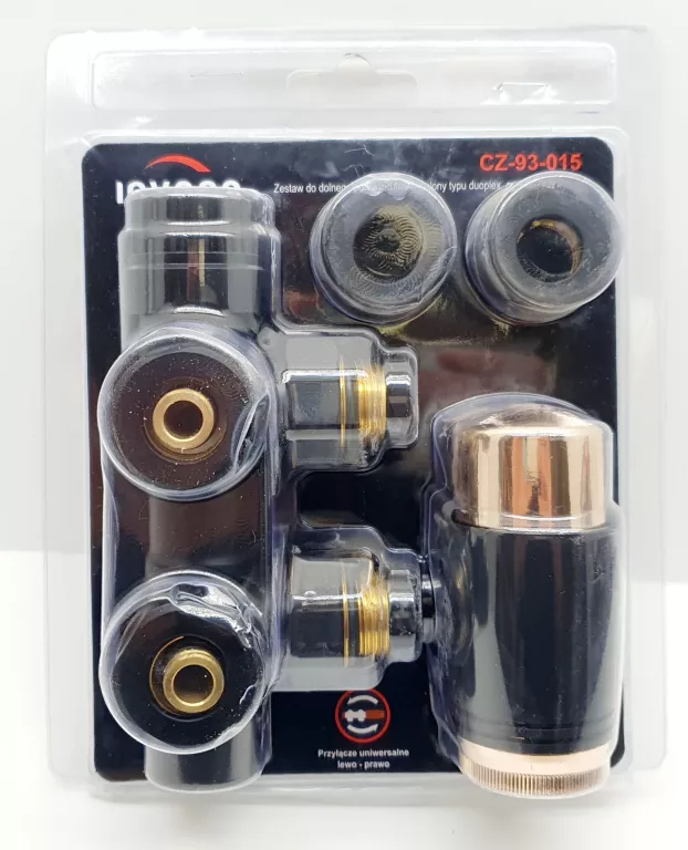 ZAWÓR TERMOSTATYCZNY GŁOWICA DO GRZEJNIKA ODWRACALNY DUOPLEX ZESPOLONY