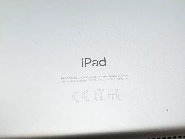 TABLET APPLE IPAD 8TH GEN SPACE GRAY 3GB 32GB WIFI A2270