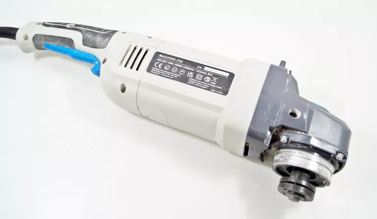 SZLIFIERKA KĄTOWA MACALLISTER 230 MM 2000 W SZARA W PUDEŁKU /DOBRY STAN