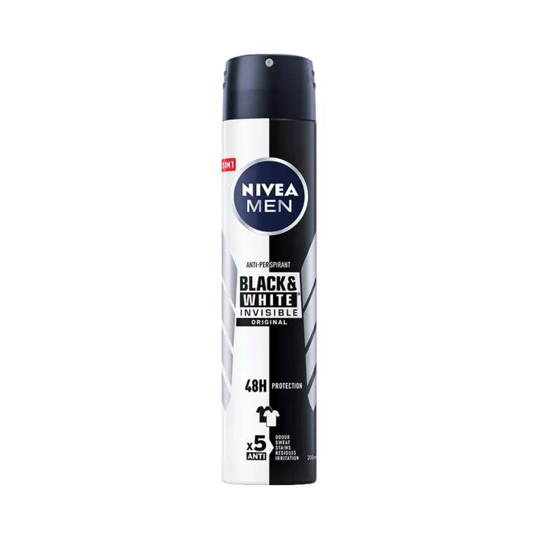 NIVEA MEN ANTYPERSPIRANT BLACK & WHITE INVISIBLE 200 ML