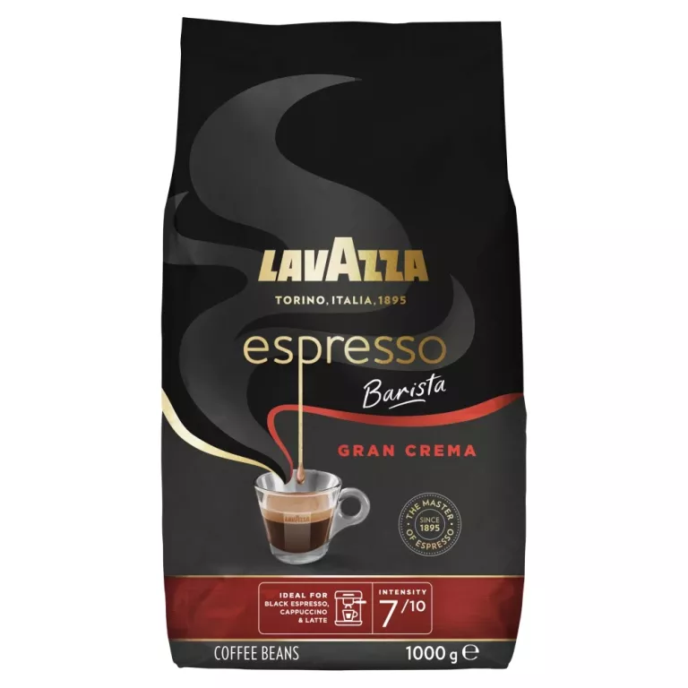 LAVAZZA GRAN CREMA ESPRESSO KAWA ZIARNISTA ŚREDNIA PALONA 1KG