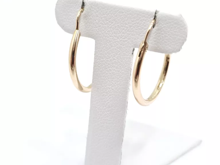 ZŁOTE KOLCZYKI KOŁA 585 2,02G