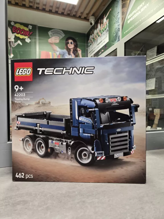 LEGO TECHNIC 42203 WYWROTKA Z PRZECHYLANĄ SKRZYNIĄ