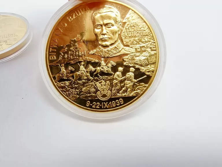 MEDAL POLACY W II WOJNIE - KATYŃ BITWA NAD BZURĄ