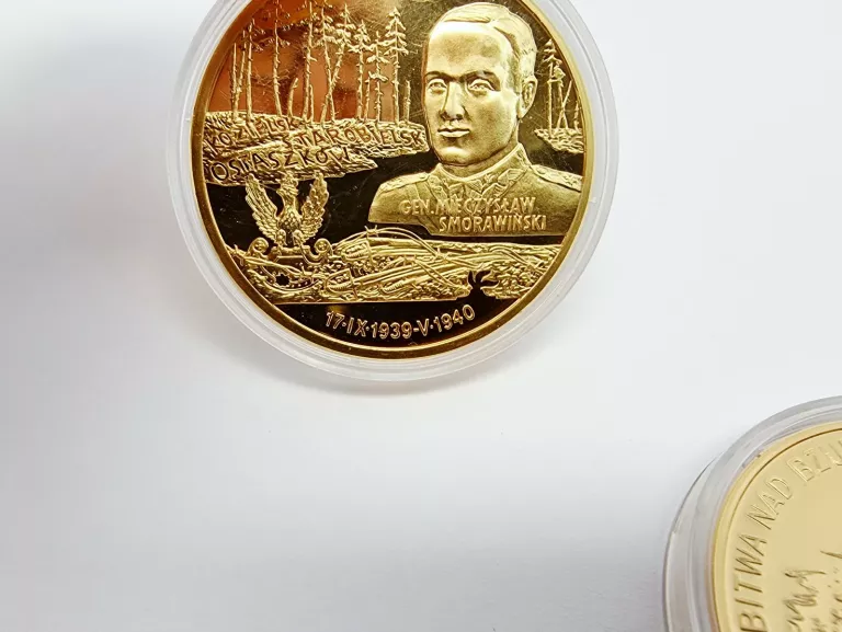 MEDAL POLACY W II WOJNIE - KATYŃ BITWA NAD BZURĄ