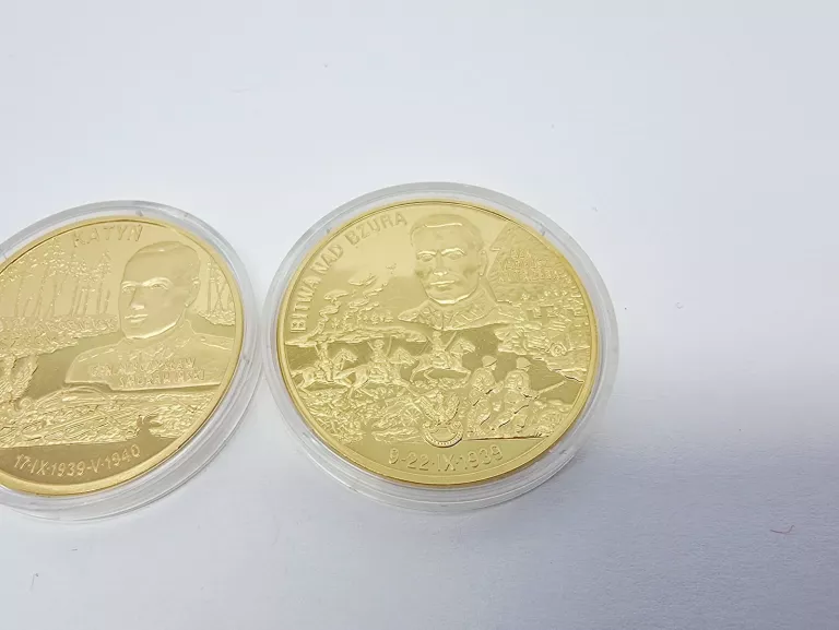 MEDAL POLACY W II WOJNIE - KATYŃ BITWA NAD BZURĄ