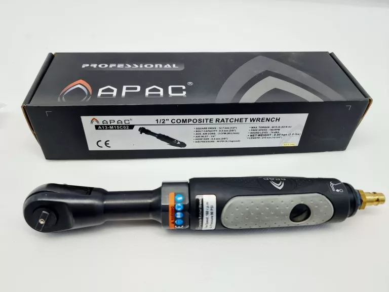KOMPOZYTOWY KLUCZ PNEUMATYCZNY KĄTOWY 3/8" 82NM A13-M15C02