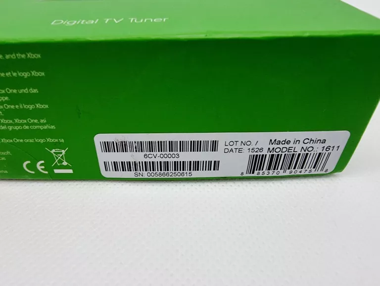 MICROSOFT XBOX ONE TUNER TELEWIZJI CYFROWEJ