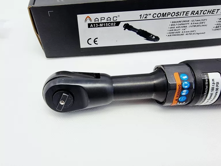 KOMPOZYTOWY KLUCZ PNEUMATYCZNY KĄTOWY 3/8" 82NM A13-M15C02