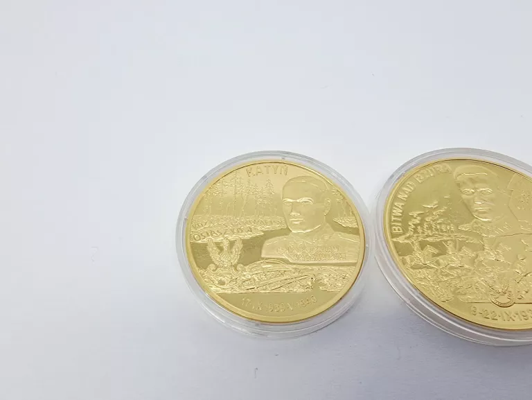 MEDAL POLACY W II WOJNIE - KATYŃ BITWA NAD BZURĄ