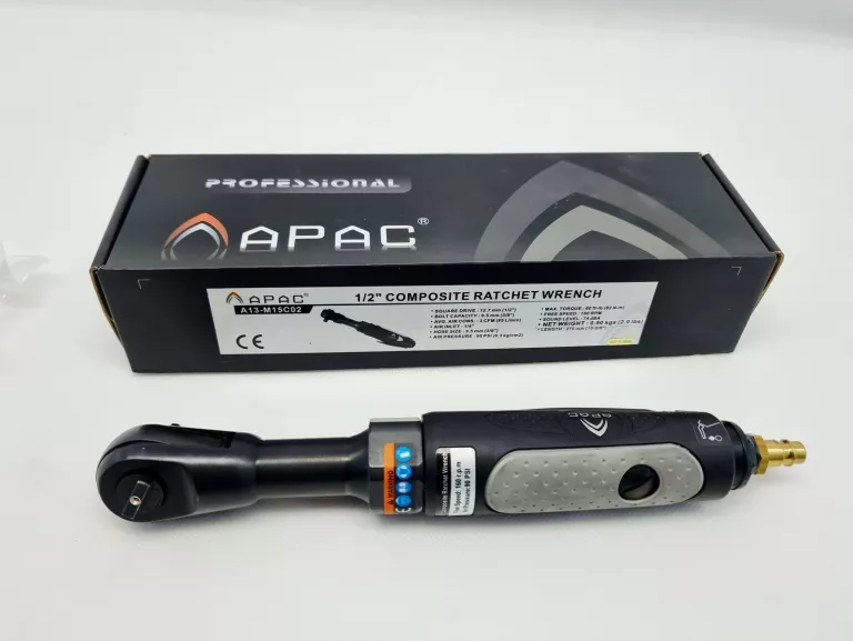 KOMPOZYTOWY KLUCZ PNEUMATYCZNY KĄTOWY 3/8" 82NM A13-M15C02