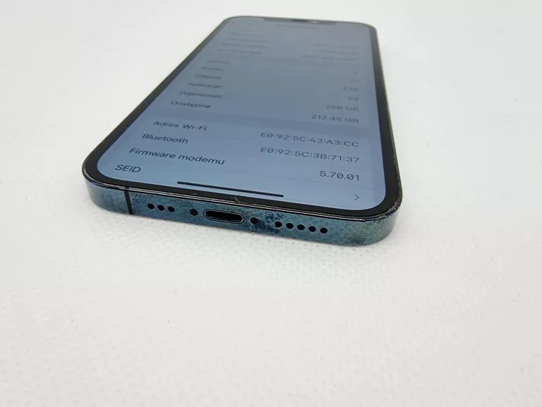 APPLE IPHONE 12 PRO PACIFIC BLUE 256GB 85%