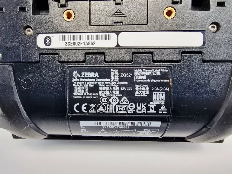 PRZENOŚNA DRUKARKA ZEBRA ZQ521
