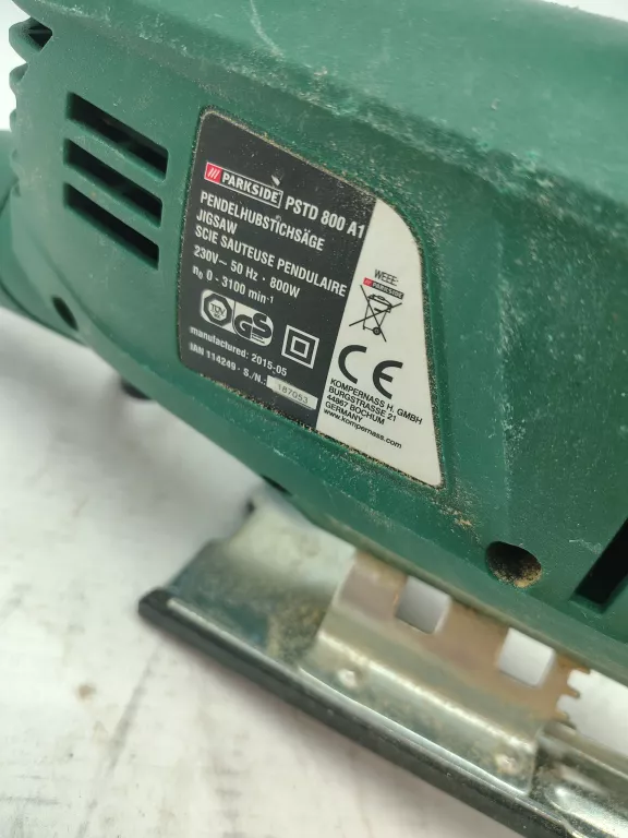 WYRZYNARKA PARKSIDE PSTD 800 A1