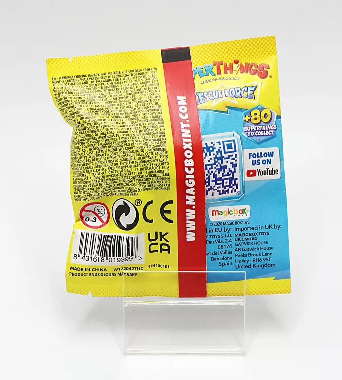 SASZETKA SUPER THINGS RESCUE FORCE SERIA 10 RIVALS OF KABOOM  1 SZT