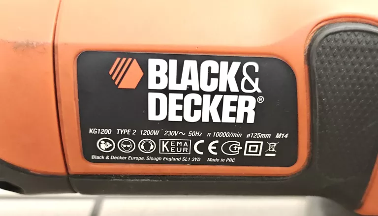 SZLIFIERKA KĄTOWA BLACK & DECKER KG1200 1200W