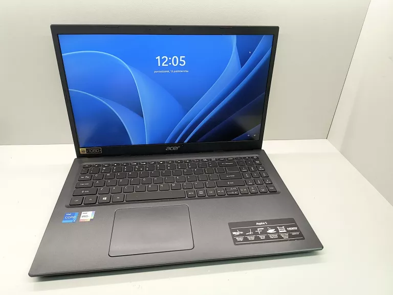 LAPTOP ACER ASPIRE 5 A515-56-55NX 8/512 GB ,INTEL I5 ,WIN11