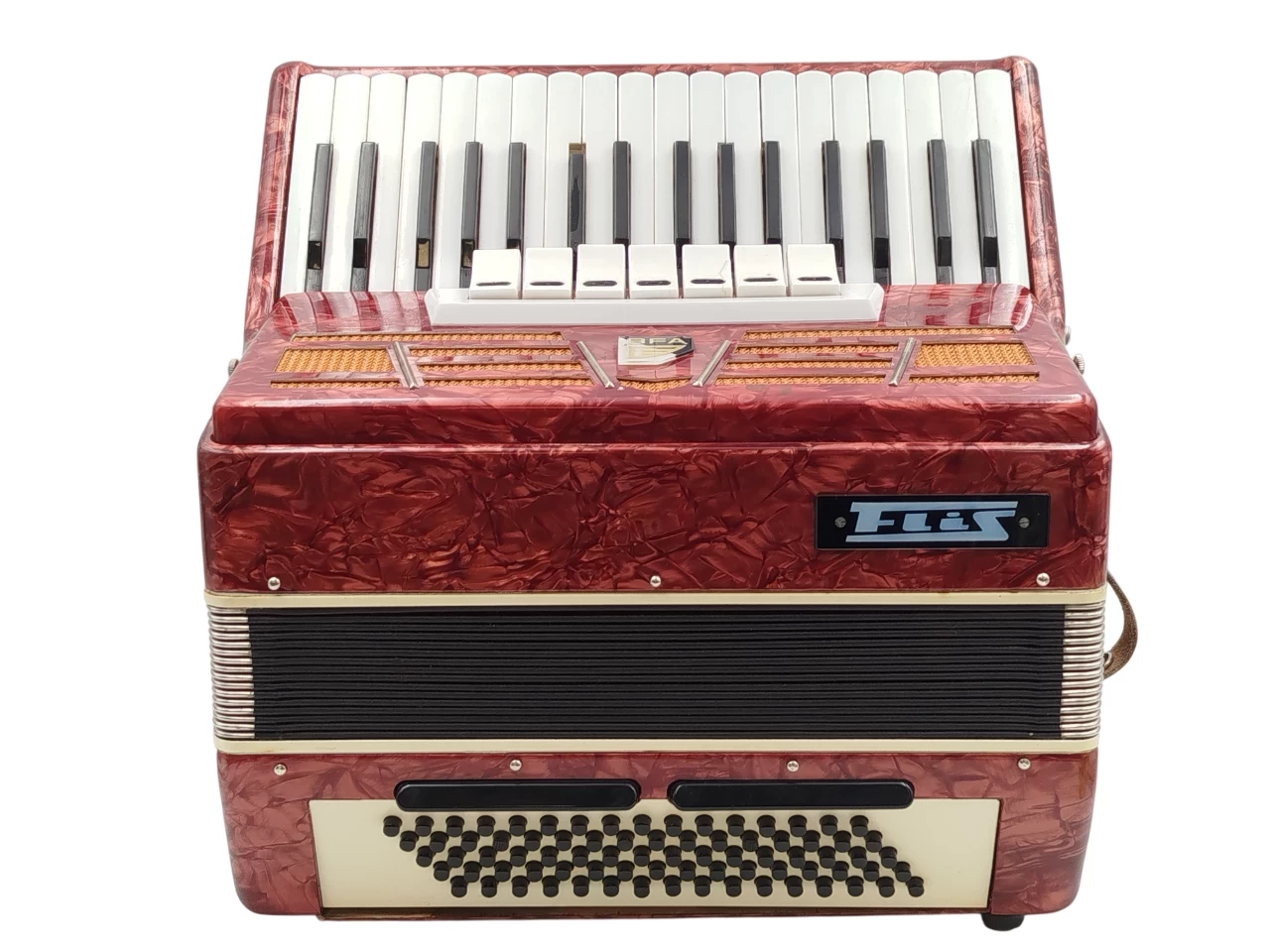 akordeon-flis-bfa-80-basowy-1973r-3-chorowy-vintage-prl-czerwony-marka-248811-958954