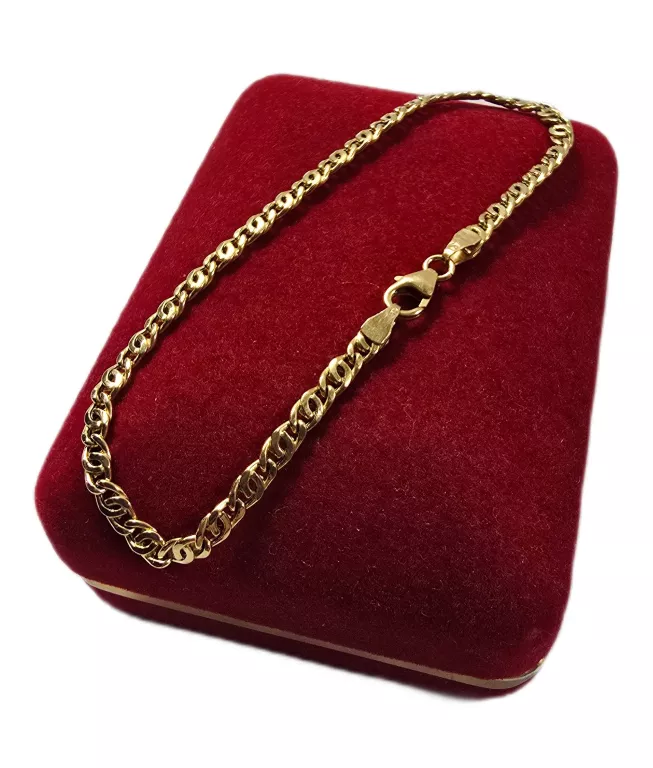 ZŁOTA BRANSOLETKA PRÓBY 585 / DŁ. 19 CM / 2,65G!