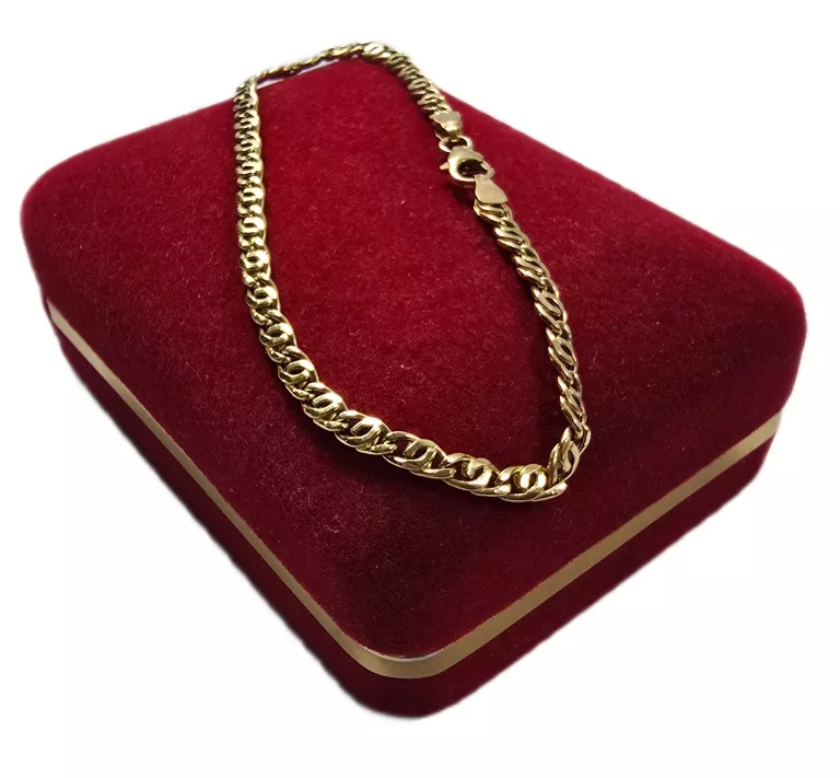 ZŁOTA BRANSOLETKA PRÓBY 585 / DŁ. 19 CM / 2,65G!