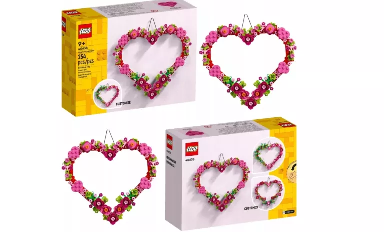 LEGO ICONS 40638 OZDOBA W KSZTAŁCIE SERCA