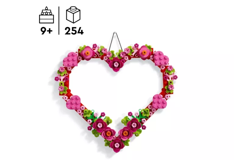 LEGO ICONS 40638 OZDOBA W KSZTAŁCIE SERCA