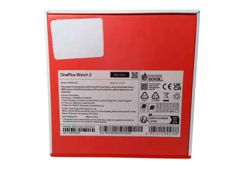 SMARTWATCH ONEPLUS WATCH 2 GPS 47MM AMOLED NFC WI-FI BLUETOOTH NORDIC BLUE