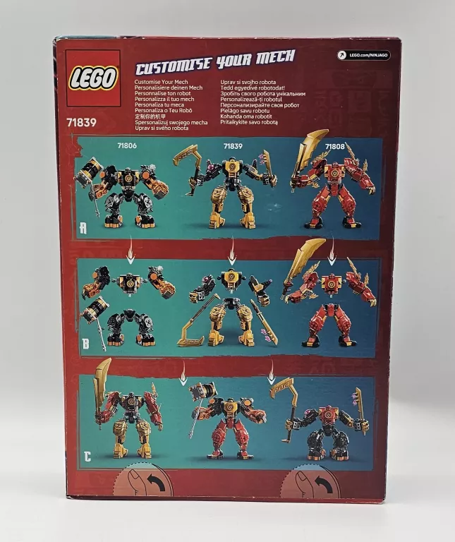 LEGO 71839 NINJAGO MECH BOJOWY SPINJITZU ARINA