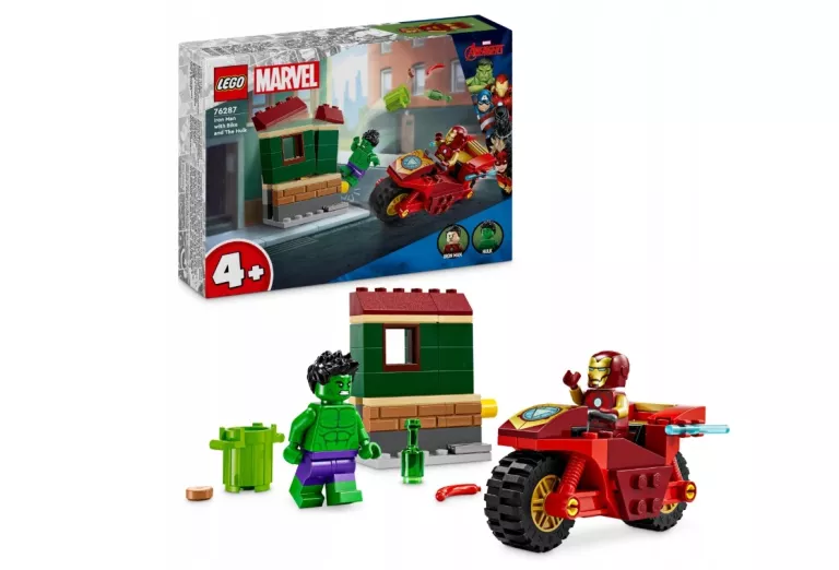 LEGO SUPER HEROES 76287 MARVEL 76287 IRON MAN Z WIOŚLARZEM I HULKIEM