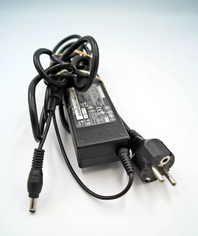 ORGINALNA ŁADOWARKA TOSHIBA 19V 3,95A 75W WTYK 5,5X2,5 MM PA-1750-09