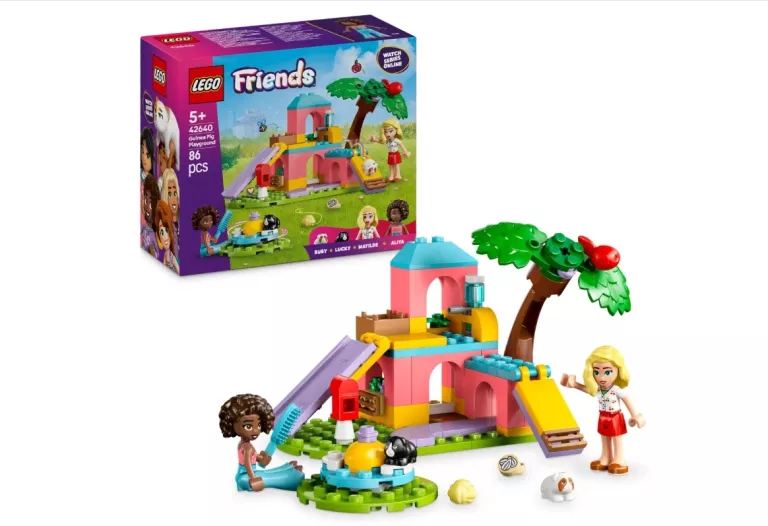 LEGO FRIENDS 42640 PRZYJACIELE 42640 PLAC ZABAW DLA ŚWINEK MORSKICH