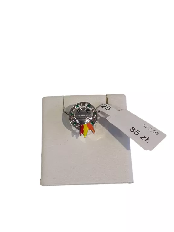ŚLICZNY SREBRNY CHARMS 3,03 G 925