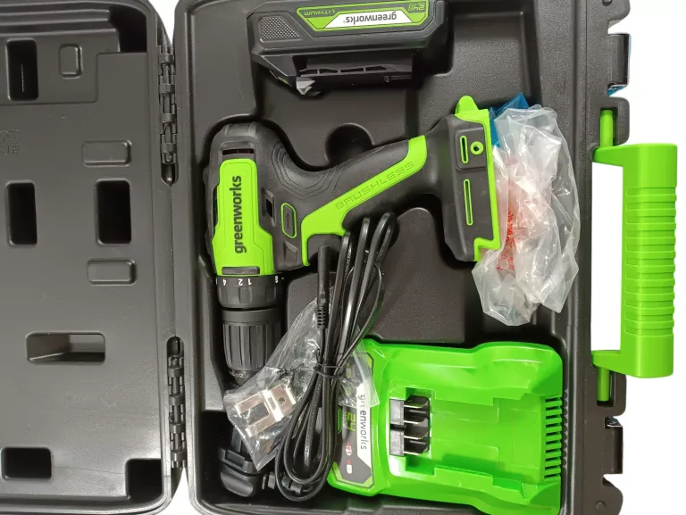 WIERTARKO-WKRĘTARKA BEZUDAROWA GREENWORKS GD24DD35K2 24 V