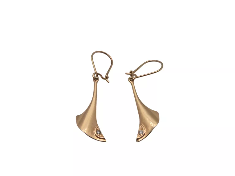 PIĘKNE ZŁOTE KOLCZYKI 585 2,38G