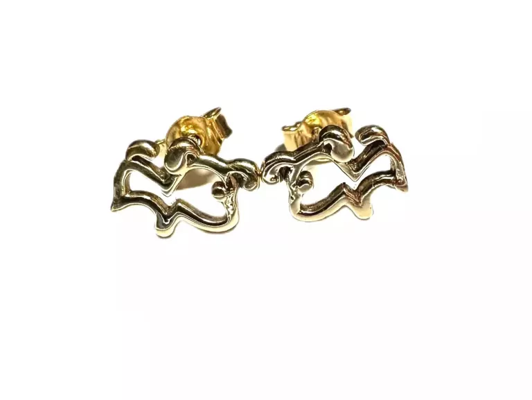 KOLCZYKI  ZŁOTE PIESKI 1,33G