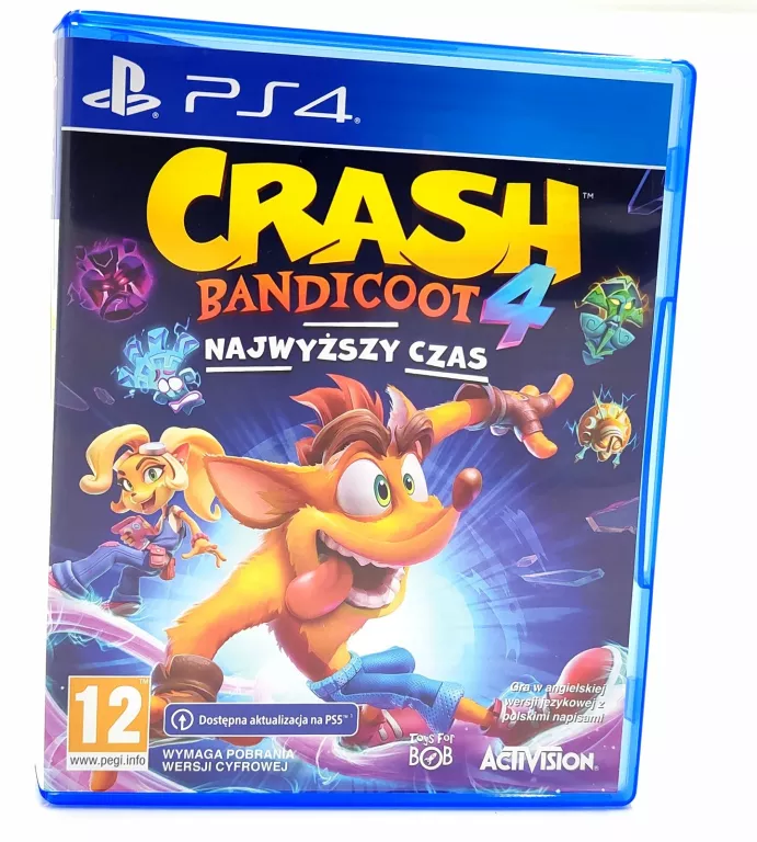 GRA CRASH BANDICOOT 4 NAJWYZSZY CZAS PS4