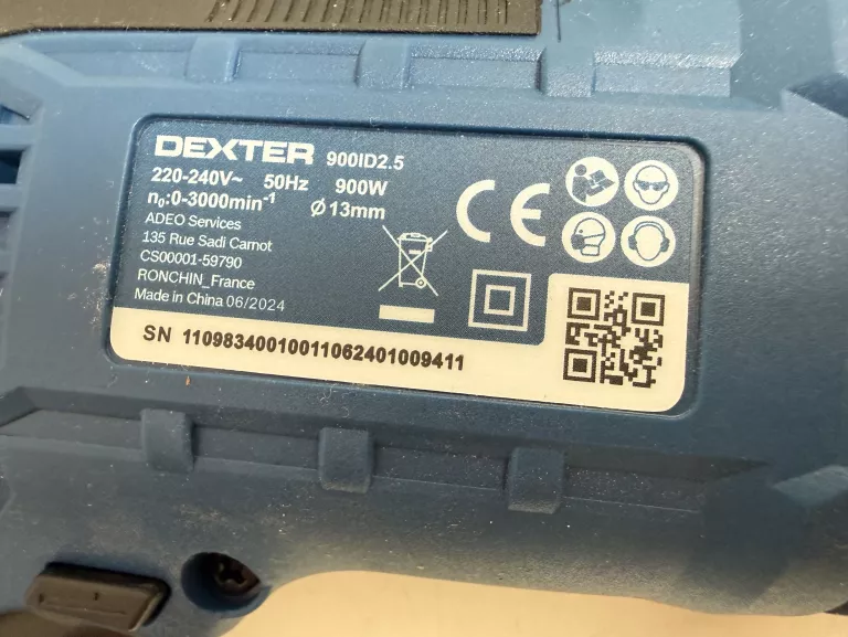 WIERTARKA DEXTER 900ID2.5 900 W