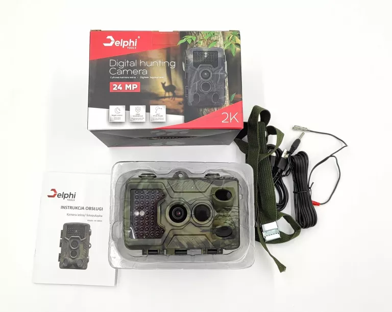 FOTOPUŁAPKA IR 940NM KAMERA MYŚLIWSKA LEŚNA FULL HD POLSKIE MENU 24MPX