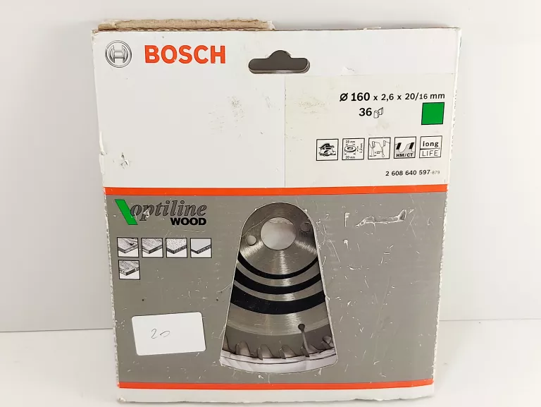 BOSCH TARCZA DO DREWNA 160MM