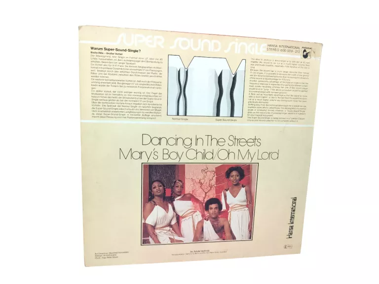 PŁYTA WINYLOWA  BONEY M DANCING IN THE STREETS