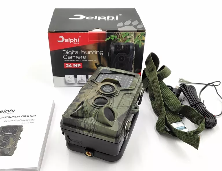 FOTOPUŁAPKA IR 940NM KAMERA MYŚLIWSKA LEŚNA FULL HD POLSKIE MENU 24MPX